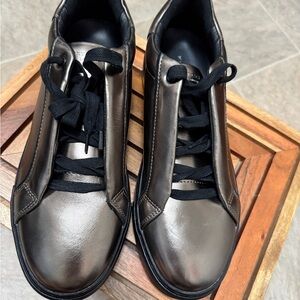 Kurt Geiger Metallic Silver Sneakers